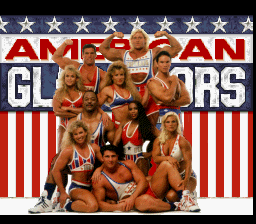 American Gladiators (USA) Title Screen